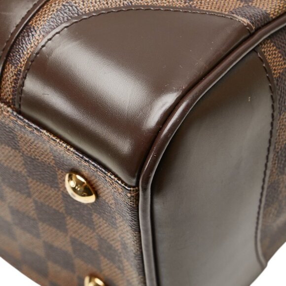 LOUIS VUITTON Brown Damier Leather Bag - Picture 7 of 14